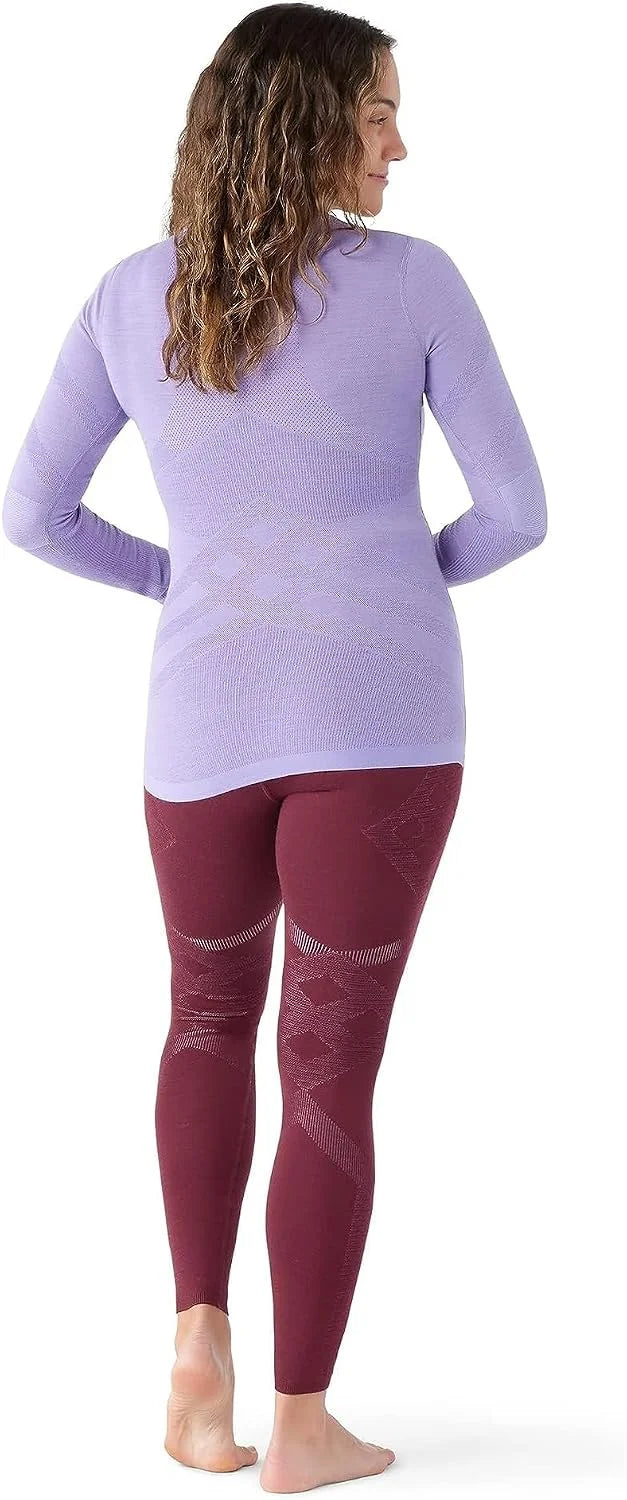 SmartWool Women's Intraknit Thermal Merino Base Layer Crew, Breathable Merino Wool Long Sleeve Shirt