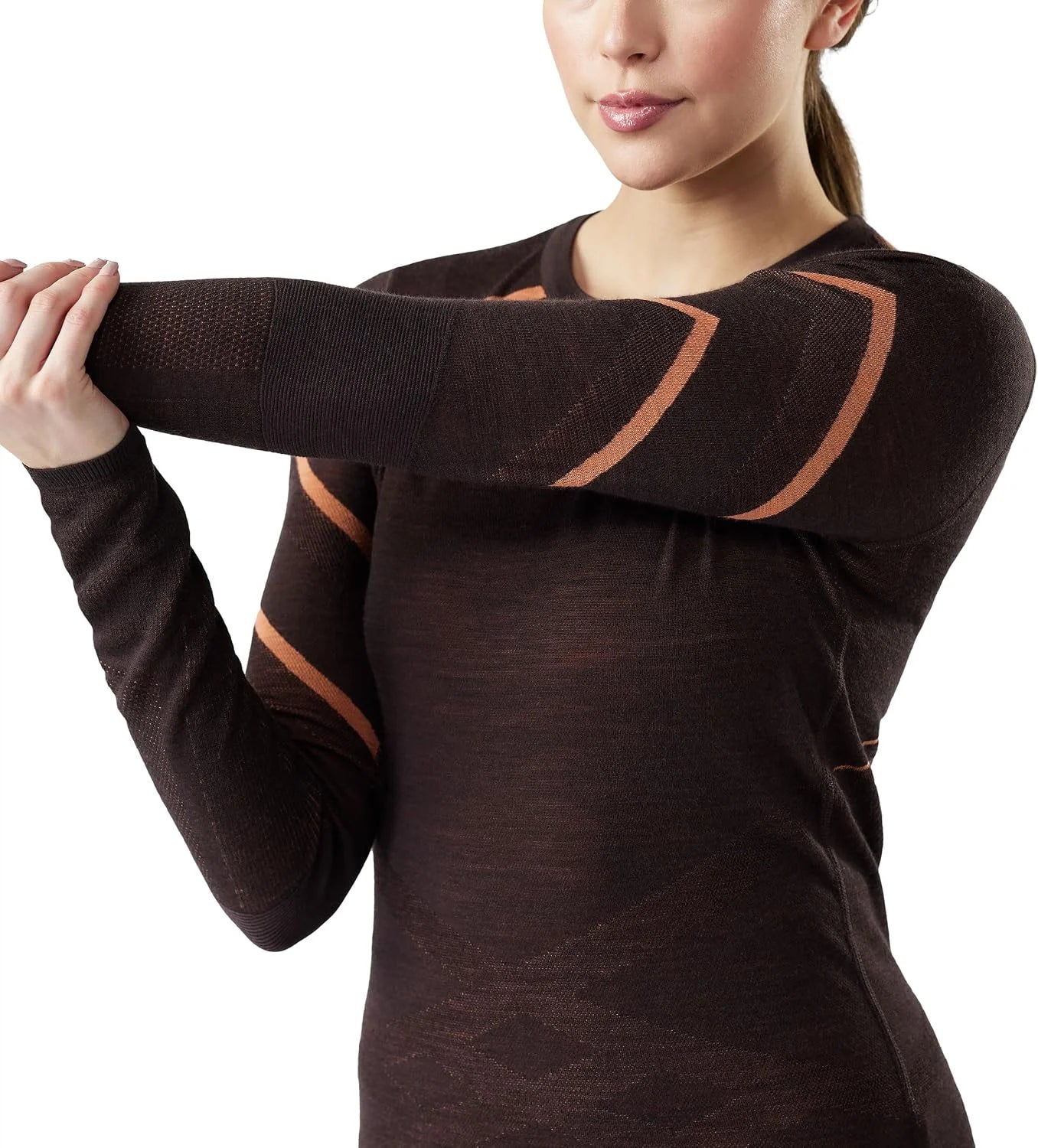 SmartWool Women's Intraknit Thermal Merino Base Layer Crew, Breathable Merino Wool Long Sleeve Shirt