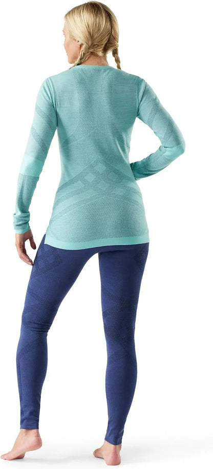 SmartWool Women's Intraknit Thermal Merino Base Layer Crew, Breathable Merino Wool Long Sleeve Shirt