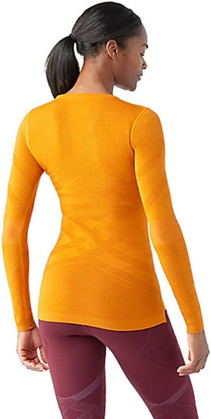 SmartWool Women's Intraknit Thermal Merino Base Layer Crew, Breathable Merino Wool Long Sleeve Shirt