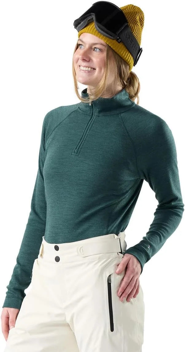 Smartwool Women's Classic Thermal Merino Base Layer 1/4 Zip