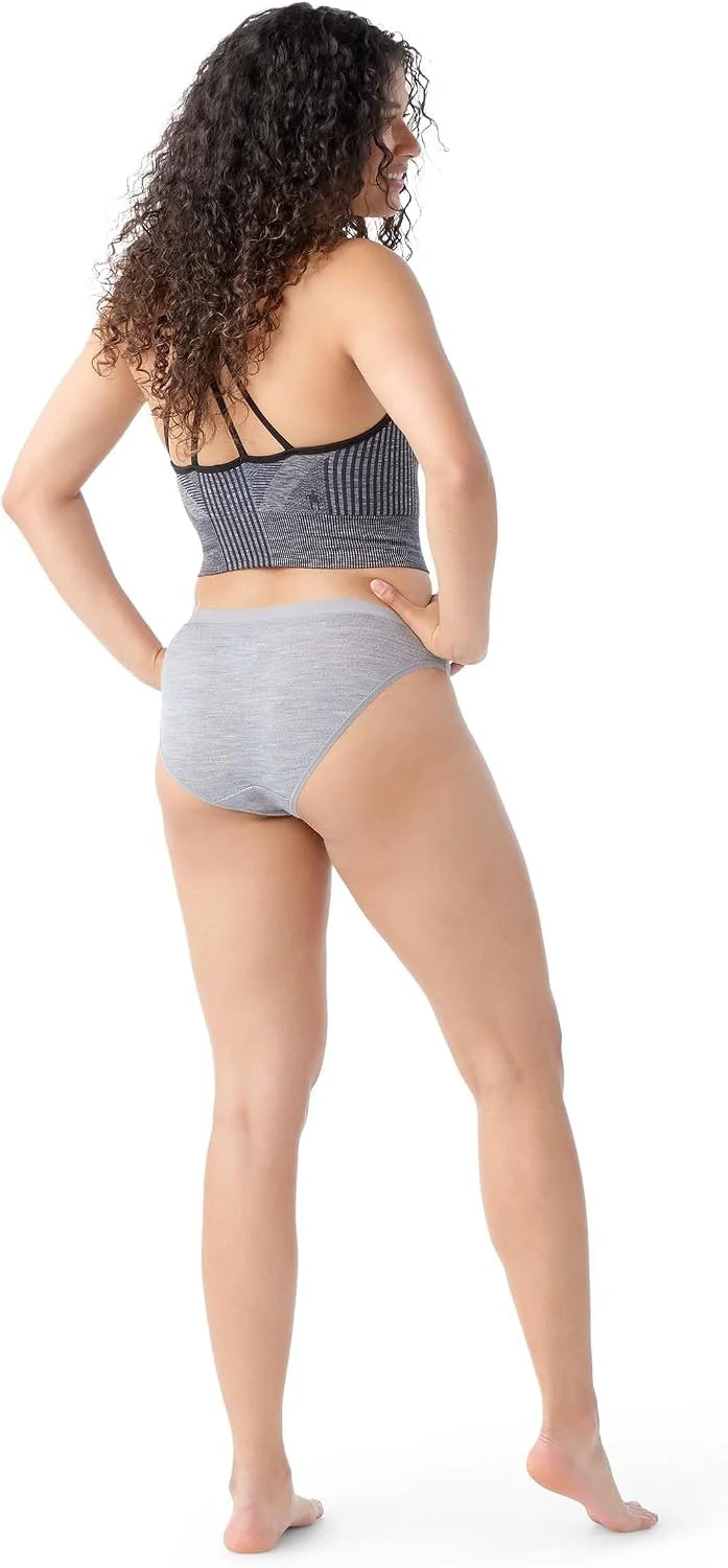 Smartwool Women's Merino Bikini Boxed. Breathable Merino Wool Jersey Underwear for Everyday