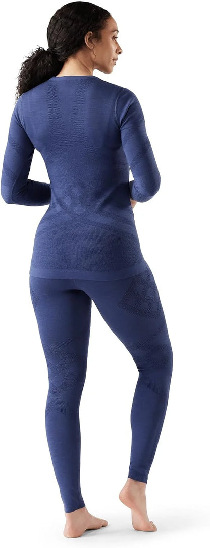 SmartWool Women's Intraknit Thermal Merino Base Layer Crew, Breathable Merino Wool Long Sleeve Shirt