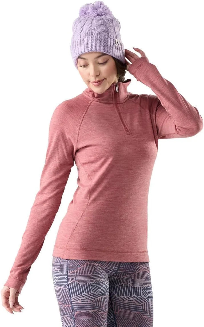 Smartwool Women's Classic Thermal Merino Base Layer 1/4 Zip