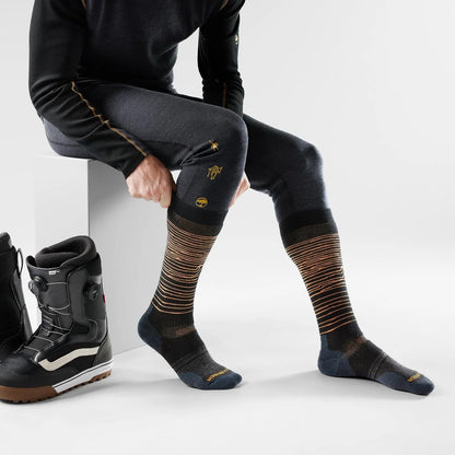 Smartwool Men's Snowboard Full Cushion Iguchi Pattern Over the Calf Socks