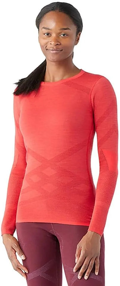SmartWool Women's Intraknit Thermal Merino Base Layer Crew, Breathable Merino Wool Long Sleeve Shirt