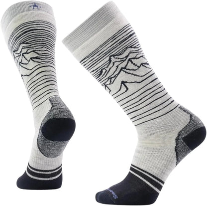 Smartwool Men's Snowboard Full Cushion Iguchi Pattern Over the Calf Socks