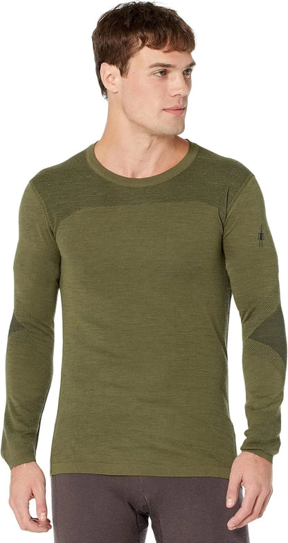 SmartWool Men's Intraknit Thermal Merino Base Layer Crew, Lightweight, Breathable Merino Wool Long Sleeve Active Shirt