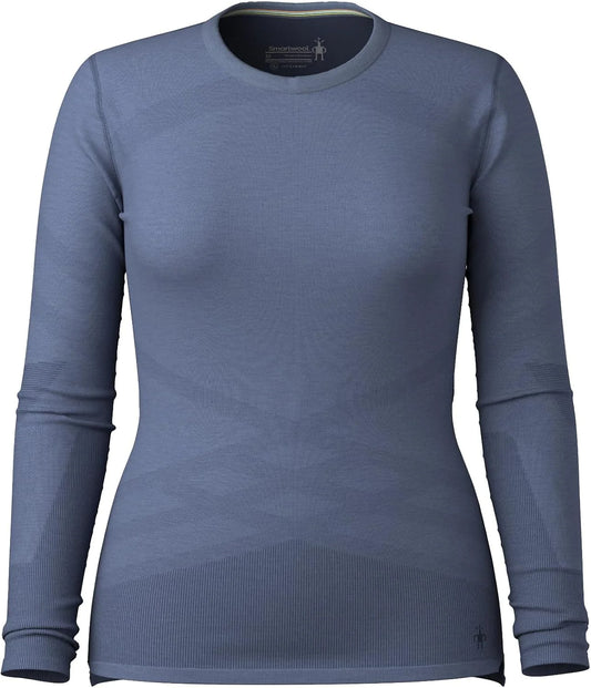SmartWool Women's Intraknit Thermal Merino Base Layer Crew, Breathable Merino Wool Long Sleeve Shirt