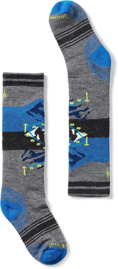 Smartwool Unisex Kids Kids' Wintersport Full Cushion Gondola Over the Calf Socks (Toddler/Little Kid/Big Kid)