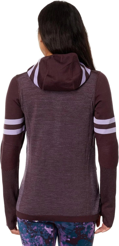 Smartwool Intraknit Merino Tech Pullover Hoodie Eggplant SM
