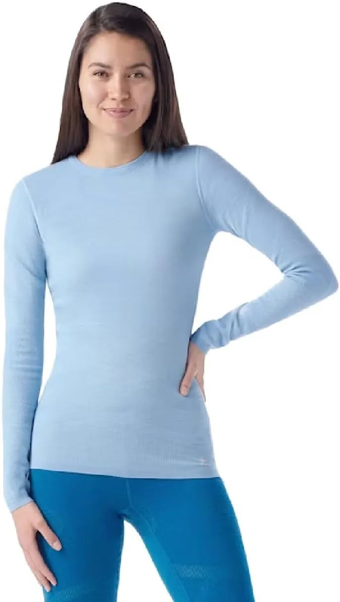 SmartWool Women's Intraknit Thermal Merino Base Layer Crew, Breathable Merino Wool Long Sleeve Shirt
