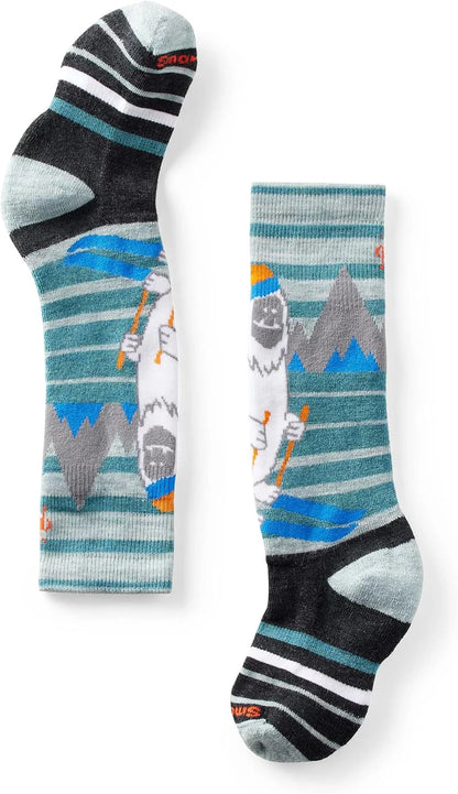Smartwool Unisex Kids Full Cushion Yeti Pattern Over The Calf Socks (Toddler/Little Kid/Big Kid)
