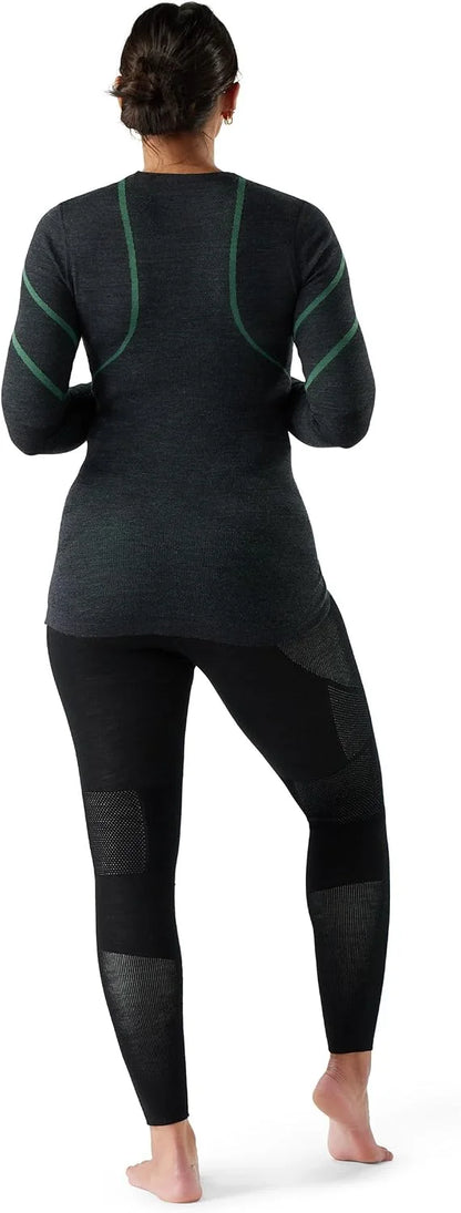 SmartWool Women's Intraknit Thermal Merino Base Layer Crew, Breathable Merino Wool Long Sleeve Shirt