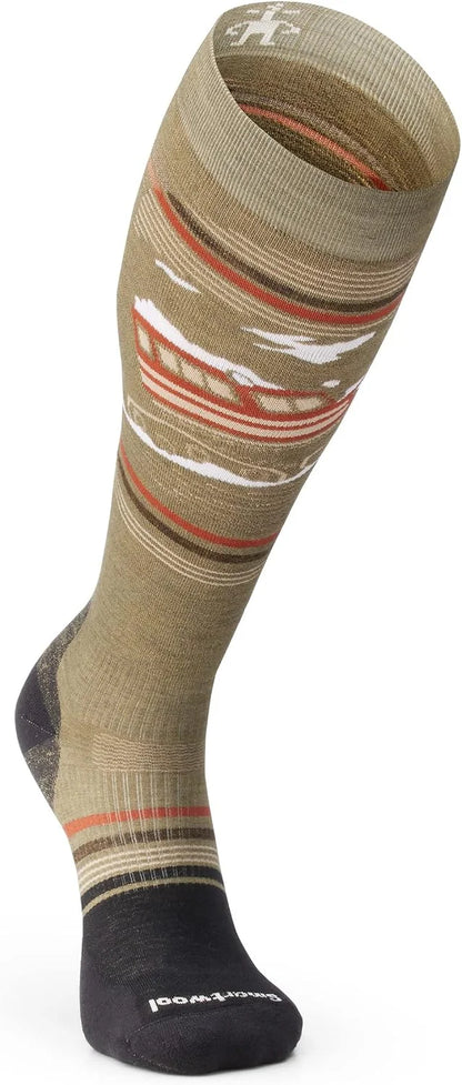 Smartwool Men's Snowboard Targeted Cushion Piste Machine Over the Calf Socks