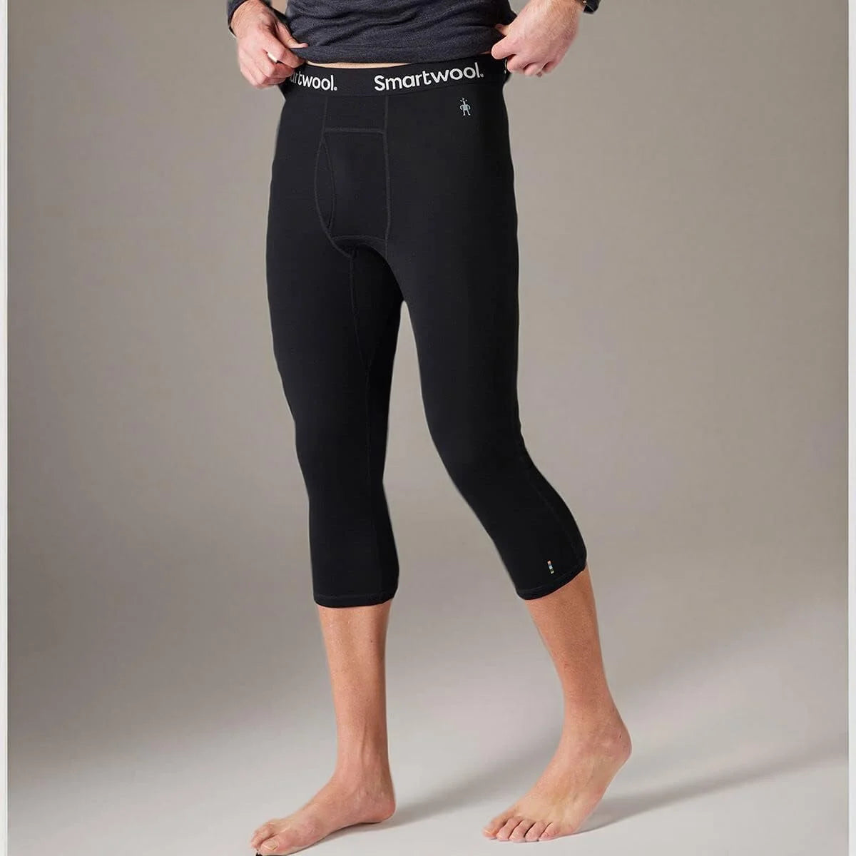 Smartwool Men's Classic All-Season Merino Base Layer 3/4 Bottom. Breathable Merino Wool Pants