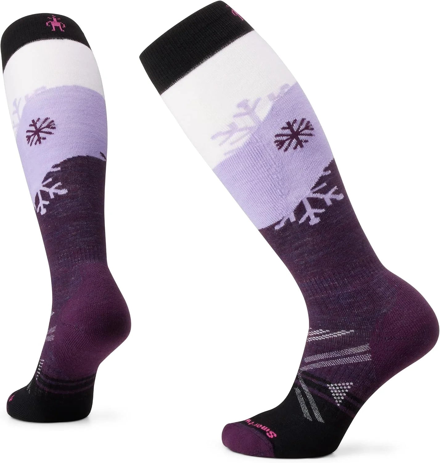 Smartwool Women's Ski Full Cushion Snowpocalypse Pattern Over the Calf Socks