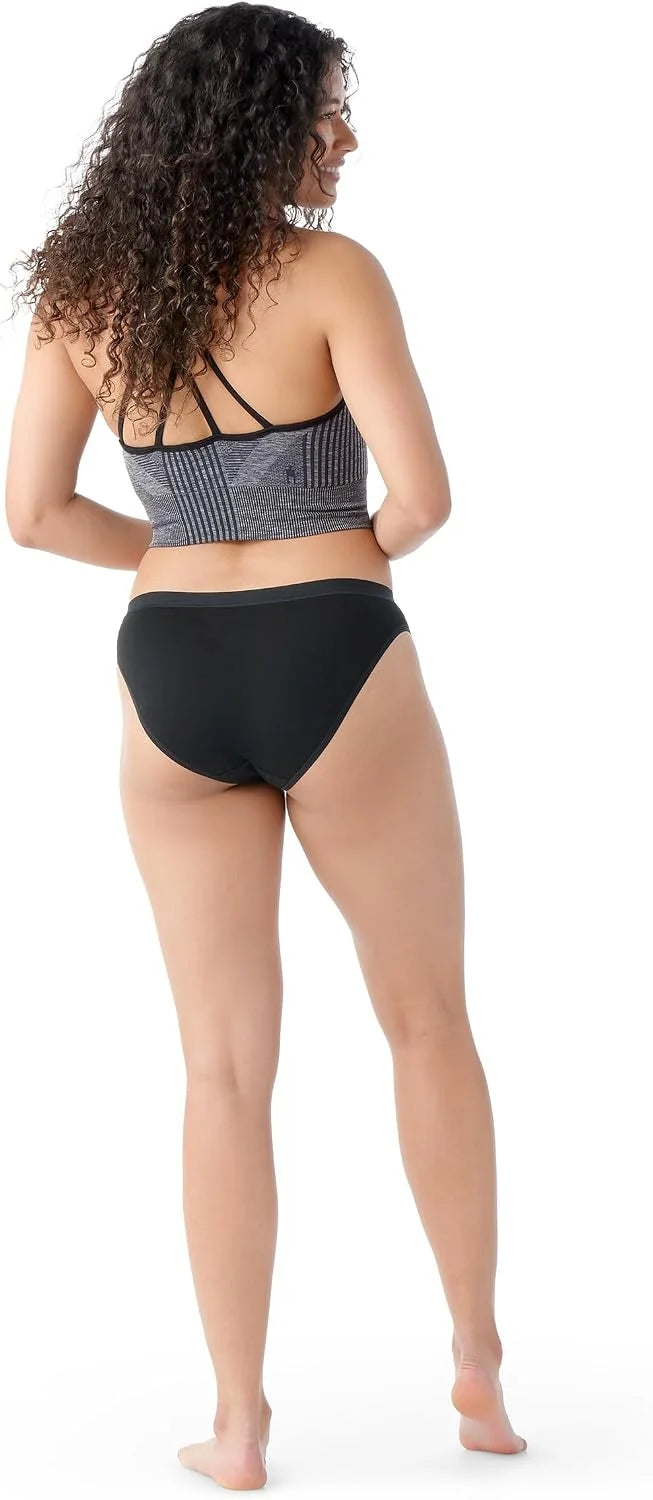 Smartwool Women's Merino Bikini Boxed. Breathable Merino Wool Jersey Underwear for Everyday