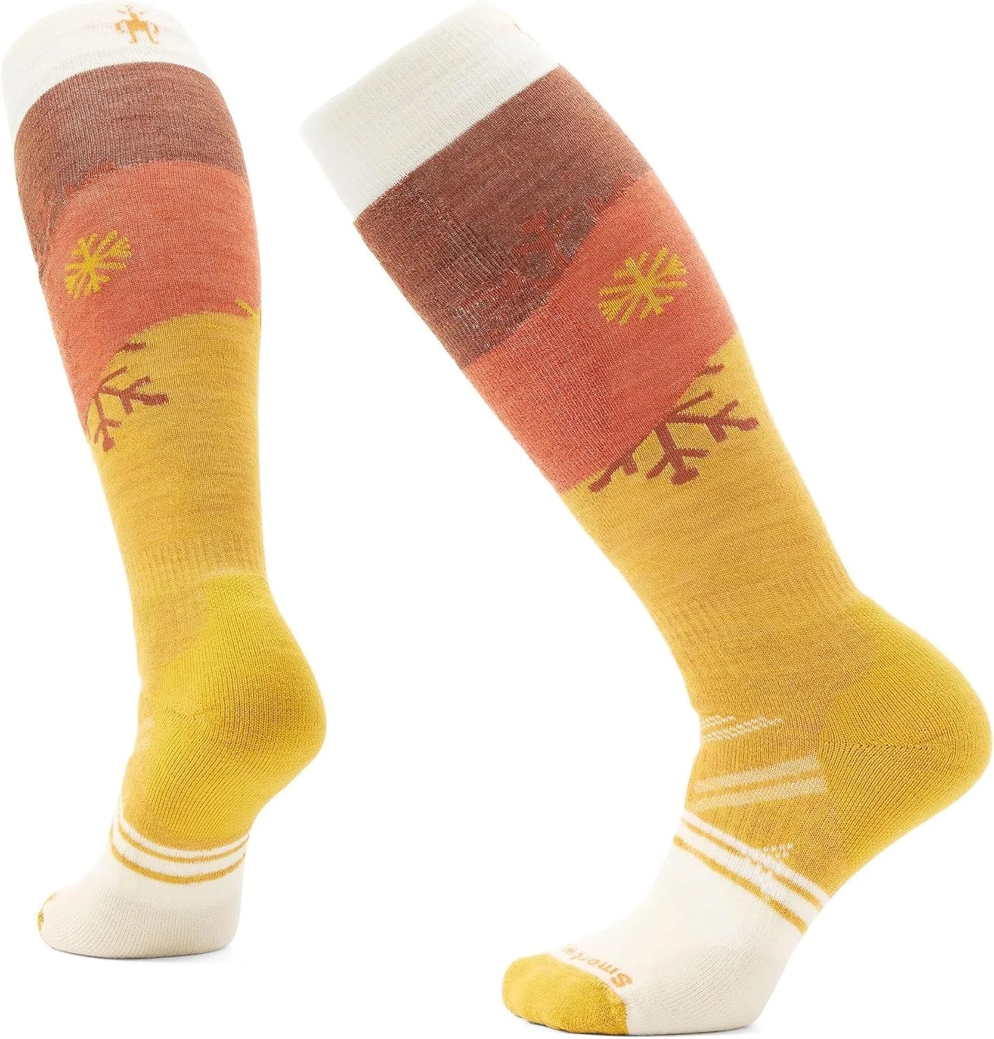 Smartwool Women's Ski Full Cushion Snowpocalypse Pattern Over the Calf Socks