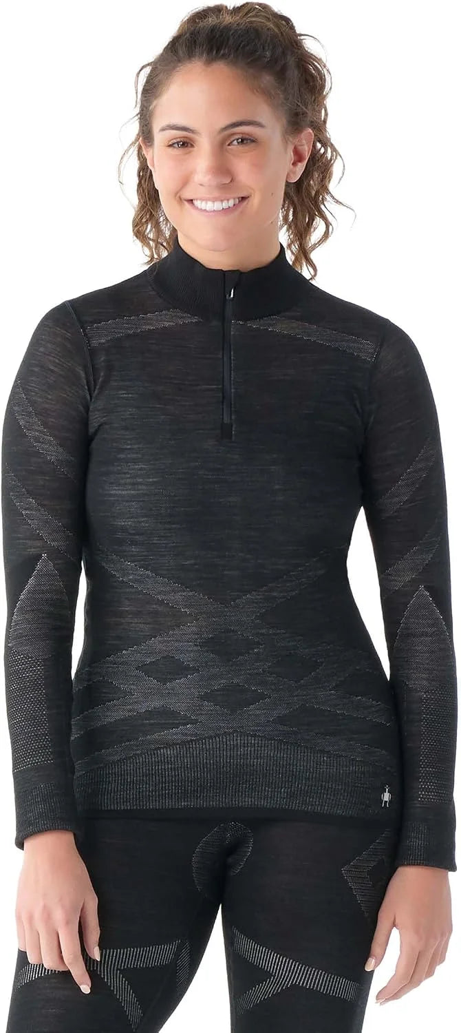 SmartWool Women's Intraknit Thermal Merino Base Layer 1/4 Zip
