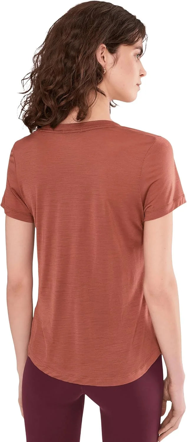 Smartwool Women's Active Ultralite V-Neck Short Sleeve