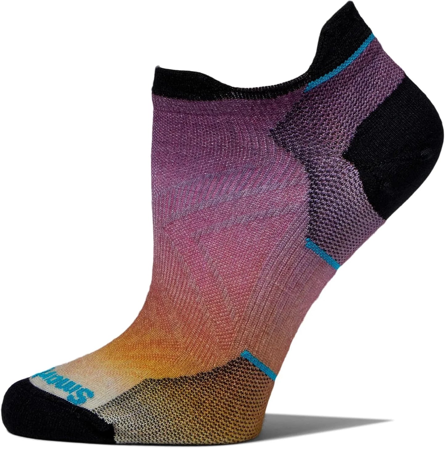 Smartwool Women's Run Zero Cushion Ombre Print Low Ankle Socks