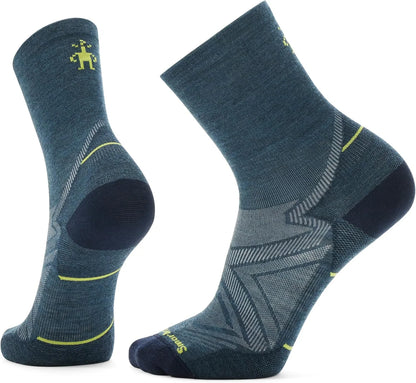 Smartwool Men's Run Zero Cushion Mid Crew Socks