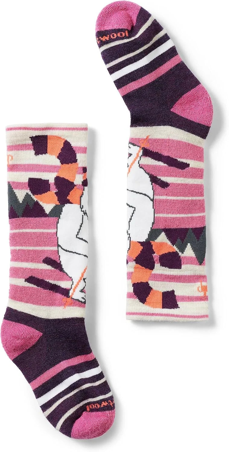 Smartwool Unisex Kids Full Cushion Yeti Pattern Over The Calf Socks (Toddler/Little Kid/Big Kid)