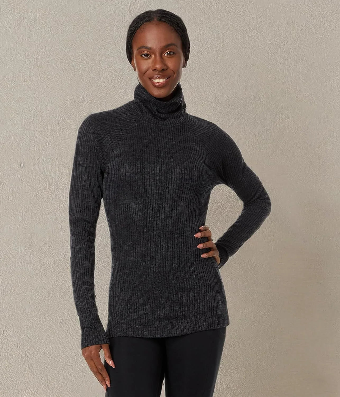 SmartWool Women's Thermal Merino Rib Turtleneck