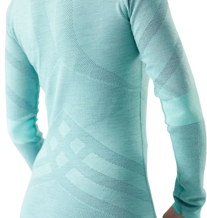 SmartWool Women's Intraknit Thermal Merino Base Layer Crew, Breathable Merino Wool Long Sleeve Shirt