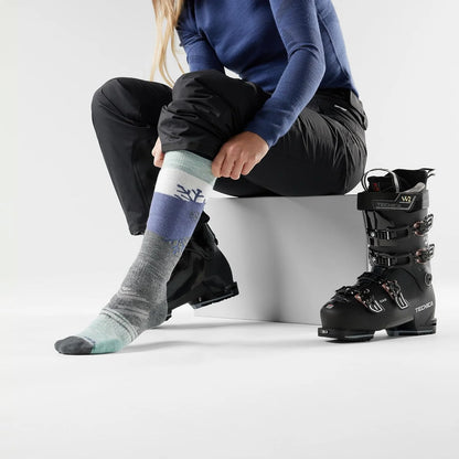 Smartwool Women's Ski Full Cushion Snowpocalypse Pattern Over the Calf Socks
