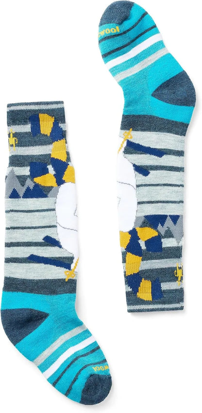 Smartwool Unisex Kids Full Cushion Yeti Pattern Over The Calf Socks (Toddler/Little Kid/Big Kid)