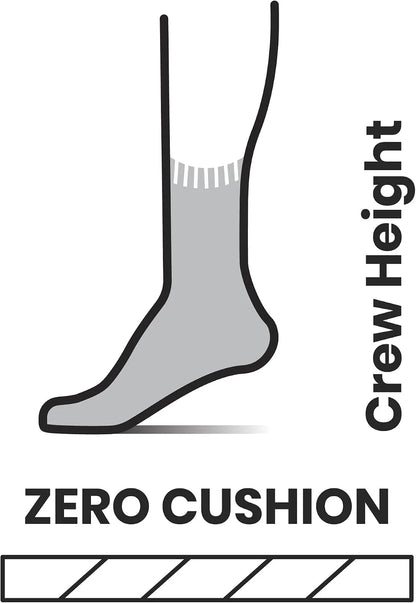 Smartwool Unisex Hike Classic Edition Zero Cushion Liner Crew Socks