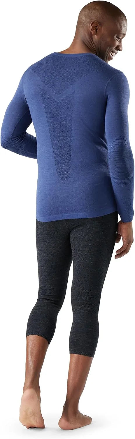 SmartWool Men's Intraknit Thermal Merino Base Layer Crew, Lightweight, Breathable Merino Wool Long Sleeve Active Shirt