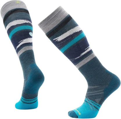 Smartwool Men's Ski Full Cushion Midnight Ski Pattern Over the Calf Socks